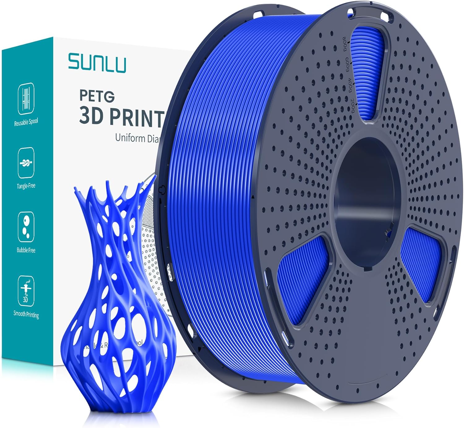 SUNLU PETG Azul - 1,75mm / 1000g