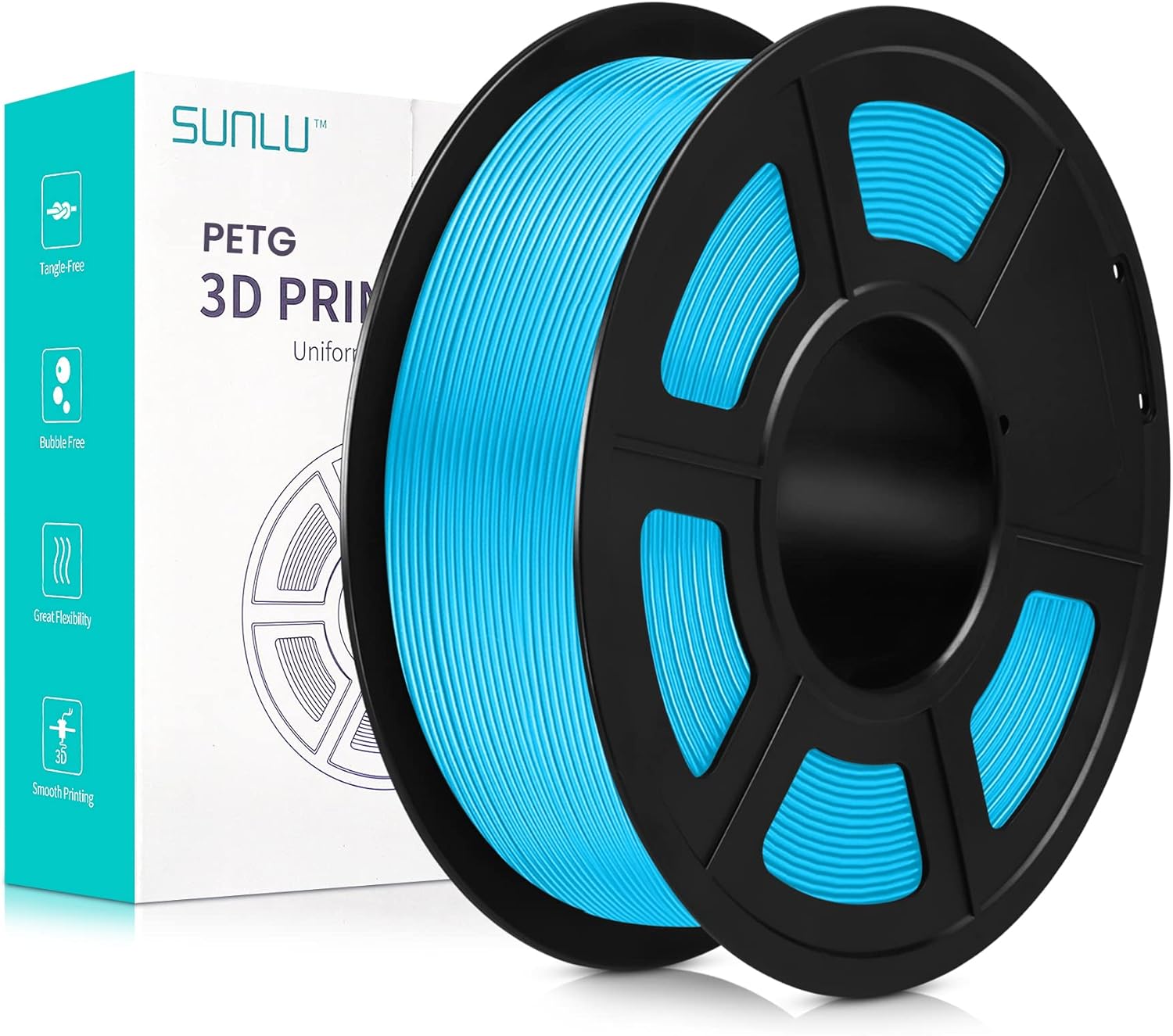 SUNLU PETG Azul Cielo - 1,75mm / 1000g