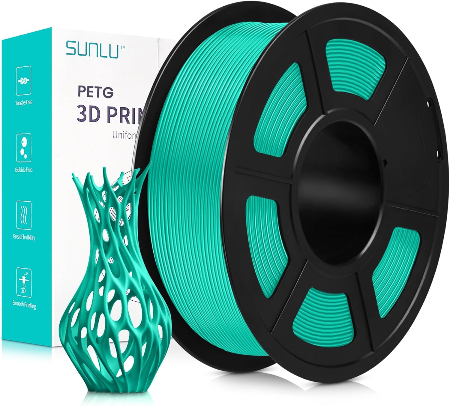 SUNLU PETG Verde Menta - 1,75mm / 1000g