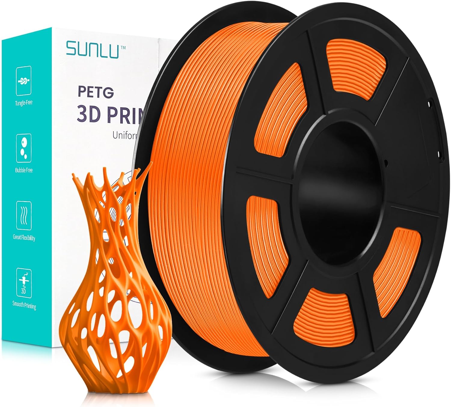 SUNLU PETG Naranja - 1,75mm / 1000g
