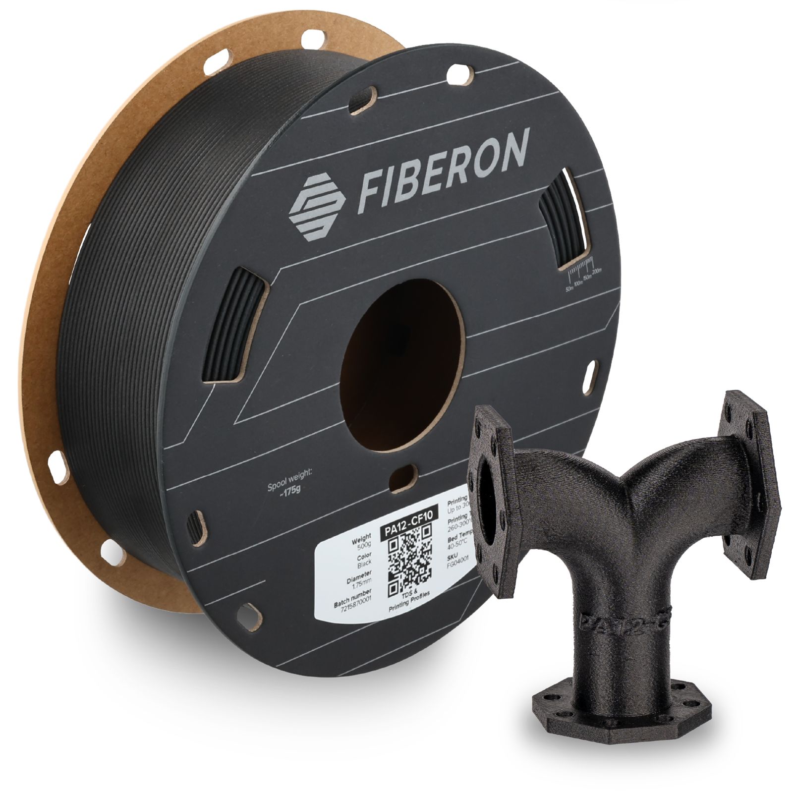 FIBERON PA12-CF10 1,75mm / 500g